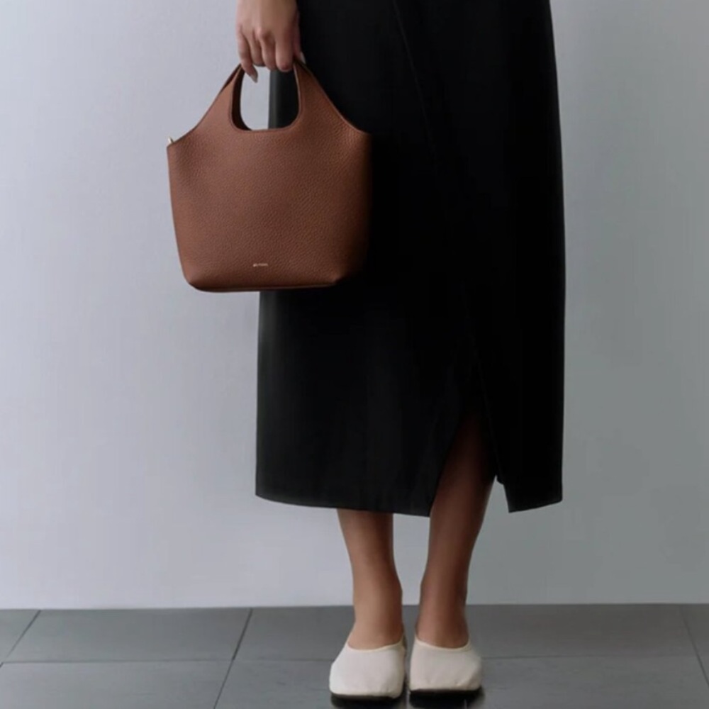 NWT Cuyana Mini System Tote in Dark Chestnut - Picture 6 of 13